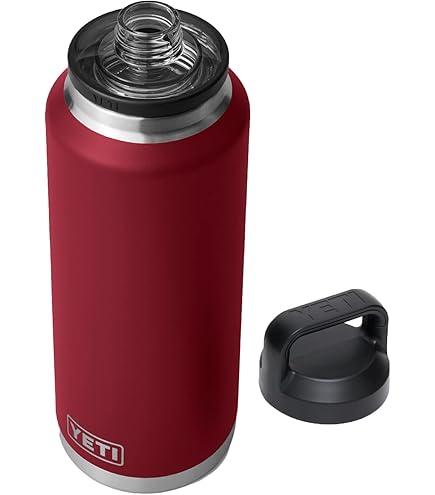 【美品】YETI BOTTLE 46oz レッドカラー YETI Rambler 64 oz Bottle With Chug Cap Charcoal / イエティ