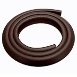 SODIAL(R) 2Mコーナープロテクション　安全エッジ保護　ベビーテープ付き ブラウン