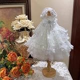 HAMRETHYPPZ 1/4 1/6 1/3 BJD　 球体関節人形 ドレス ドール　コスチューム　人形メイド服 球体関節人形着せ替え 白ウエディングドレスプリンセススカート、白プリンセススカート、メイドスカート、かわいいスカート、かわいいスカートセット (ヘッド、素体は含まりません) (1/6)