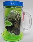 Star Wars Yoda Jedi Master 18 Oz. Mason Jar-style Travel Cup by Zak