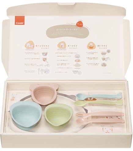 Amazon.co.jp: ヒスミニ 離乳食＆幼児食 食器セット 出産祝い ギフト