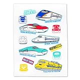 un doudou ベビー ハーフケット タオルケット 100×140cm JR 新幹線 表ガーゼ 裏パイル 綿100% JR8700