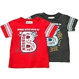 Bobson 半袖Tシャツ(80～130cm) キムラタンの子供服 チャコール 110 ( 77359x77859-152 )