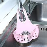 Kicode Adjustable Sponge Bathroom Organizer Hanging Rack Holder Baskets Exquisite
