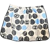 となりのトトロ ぬくもりトトロ くろすけ ラップ毛布 全2種 80cm×115cm pzm02 くろすけ