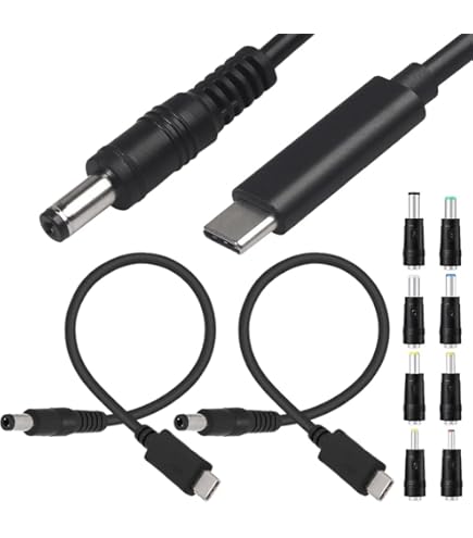 Amazon.co.jp: Eonvic ロッキング 5.5 X2.1mm DC - USB-C PD 12V
