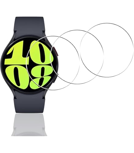 Amazon.co.jp: 対応 Galaxy Watch 6 44mm ガラスフィルム 3枚セット