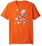 NCAA Boys NCAA Youth Boysマイアミハリケーン半袖" Throwbackマスコット" Tee オレンジ