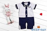 キッズ・ベビー服　カバーオール フォーマル 半袖 可愛い 男の子服 タキシード風　結婚式　祝い　念撮影 入園式用80/90/95