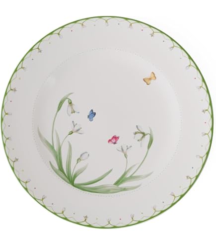 Amazon.co.jp: Villeroy & Boch カラフルな春のディナープレート、10.5