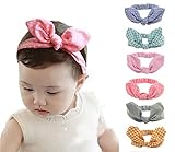 NiBao ベビーヘアバンド ヘアリボン　ヘアアクセサリー 髪飾り 撮影 プレゼント女の子は純綿の髪飾り ヘアカチューシャ ( 六つセット）