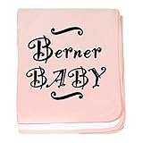 CafePress – Berner赤ちゃん – スーパーソフトベビー毛布、新生児おくるみ ピンク 06240022216832E