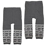 アンパンマン 10分丈 レギンス モノクロ柄 ANPANMAN 80-90cm グレー