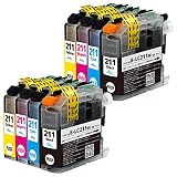 Mt.Smile インク LC211-4PK (4色×2=8本 BK×2/C×2/M×2/Y×2) (対応機種) J968N J963N J962N J767N J762N J567N J562N J887N J880N J990DN J990DWN J997DN J997DWN J900DN J900DWN J907DN J907DWN J830DN J830DWN J837DN J837DWN J730DN J730DWN J737DN J737DWN 互換インク brother用 ブラザー用 LC211 【365日保証】サービス
