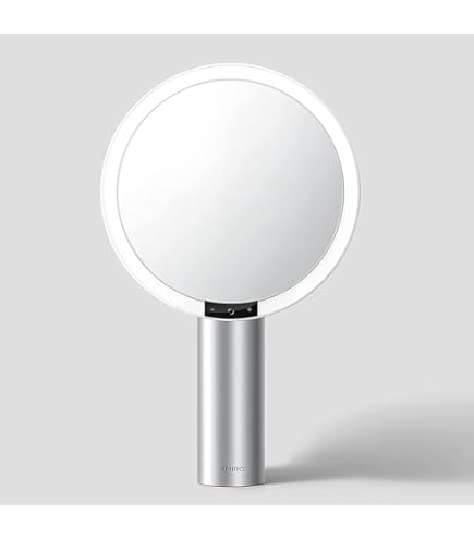 Amazon.co.jp: AMIRO 女優ミラー 8インチ 10倍拡大鏡 LEDミラー Pure