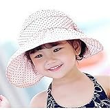 WENDYWU 赤ちゃん 帽子 日よけ 帽子 ベビー 春 夏 ギッズ キャップ 子供用帽子 可愛い おしゃれ 赤ちゃん 幼児 帽子 ガールズ ハット ボーイズ 遮光 UVカット つば付バイザー アウト