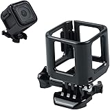 GoPro Hero 4 session専用 保護ケース フレーム スポーツカメラアクセサリー (黒い)