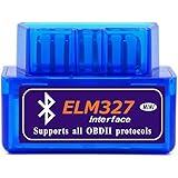 Uuger obd2 診断機 ELM327 v1.5 自動車 故障診断機 OBD2 bluetooth スキャンツール 日本語 マニュアル OBD2定義範囲内の車種に対応 設置簡単車両のECU情報をアプリでチェック ＊iPhoneは対応できません