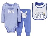 Just One You byカーターの赤ちゃんの男の子のMy First Easterボディスーツパンツセットwith Bib