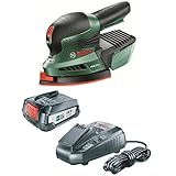 BOSCH(ボッシュ) 18Vバッテリー吸じんマルチサンダー(本体のみ) PSM18LIH 充電器&バッテリーセット