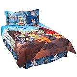 LEGO Movie 4-Piece Full Comforter Set - Frenzy [並行輸入品]