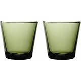 【正規輸入品】 イッタラ カルティオ タンブラー ペアセット (2個入り) モスグリーン 1025710