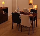 スラッとしたフォルムが美しいダイニング5点セット 天然木 引き出し付 【テーブル1＋チェア4】 (【テーブル幅115cm】, チェア：ブラック2脚＋ホワイト2脚)