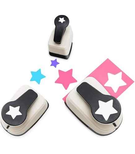 Amazon.co.jp: Yurika クラフトパンチ 星 穴パンチ 星型パンチ 星穴