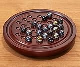Board Solitaire Game with Glass Marbles (0594668115)