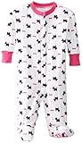 新しいJammies新生児女の子Scotties and Bows Footie US サイズ: M カラー: ホワイト