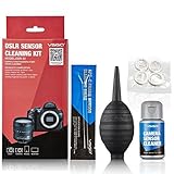 Professional Camera Sensor Cleaning Kit: Air Blower Cleaner + 6x APS-C Frame Sensor Cleaning Swabs +