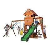Backyard Discovery MontereyすべてCedar Woodプレイセットスイングセット