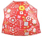 Cornish Daisy Retro Red Flower Pod Feeding Bib by Cornish Daisy