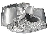 [ベイビー ディア] Baby Deer Ribbon Ballet (Infant) シューズ Silver 3 (6-9 Months)(生後6-9ヶ月) - M [並行輸入品]