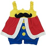 SHORH KID'S(ショーキッズ) ベビー男児T/Cスムース王様サロペット 70cm /レッド NO.SD-70551