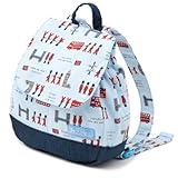 元気にお出かけベビーリュック　てくてくロンドン行進曲（ライトブルー）　1歳から ギフト 誕生日 出産祝い　B1602200　日本製