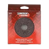 Lincoln Electric KH208 Abrasive Sanding Disc Fiber Backing Aluminum Oxide 5 Diameter 24 Grit (Pack o