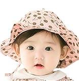 CXYP　 女ベビー 　ガールズ　キッズ 　夏帽子 ストローハット　太陽帽　 カワイイ　アウトドアハット 紫外線 　UVカット　通気性　ガールズ　7種類 (42-46cm, ピンクⅠ)