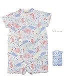 【子供服】 kids zoo (キッズズー) 海の仲間柄サッカー甚平オール 70cm，80cm W34100