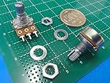 ケースに取付ける小型ボリューム　2個入り　2kΩ＜res-402＞
