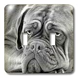 3dRose LLC lsp_11322_2 Dogue De Bordeaux, Double Toggle Switch by 3D Rose (Home Improvement) [並行輸入品]