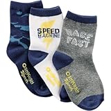 OSHKOSH(オシュコシュ) 3パックレースクルーソックス マルチ 小物くつ下・タイツ 12～24ヶ月【並行輸入】