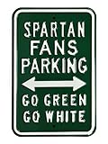 Spartans GoグリーンGoホワイトスチール駐車場サイン