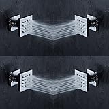 HomedecボディシャワーSprayer Chorme Finishソリッド真鍮材質 4pcs COMIN18JU024182