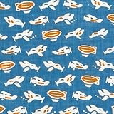 宮本 『レトロ小紋てぬぐい』 約33×90cm 夢はパイロット 宮本 『レトロ小紋てぬぐい』 約33×90cm 夢はパイロット 【3点】