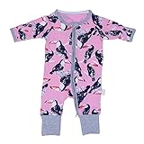 Domybest新生児カバーオール 春秋 ベビー服 0-3歳の赤ちゃんに適して 強い弾力性 パロットパターン マテリアルスキン 出産祝い 百日記念 強い弾力性 暖かく保つ 快適な、柔らかく 写真小道具