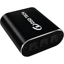 Amazon.co.jp: DSD TECH SH-AC01A 2 IN 3 出力光オーディオ