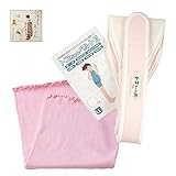 【きょうろまん付】トコちゃんベルトII（LL：白色）＋厚手腹巻カラー（M丈60cm：ピンク）【カラポカセット】