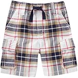 ジンボリー GYMBOREE/ プルオン カーゴ ショーツ Dugout プレイド ボトムスショートパンツ 12～18ヶ月【並行輸入】