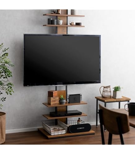 Amazon.co.jp: テレビスタンド 壁寄せ 32 型～65 型対応 突っ張り式